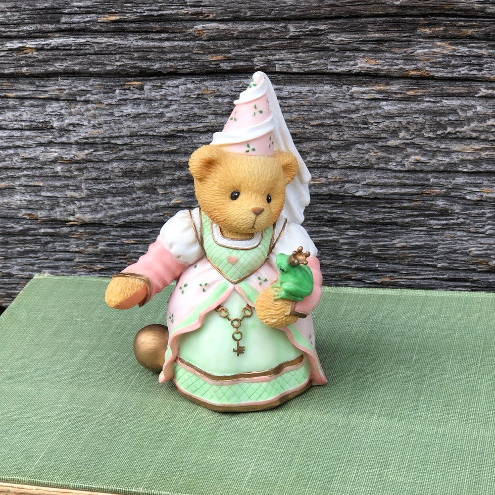 Cherished Teddies Winnie “You’re my Perfect Prince” Frog princess nursery Vtg💚